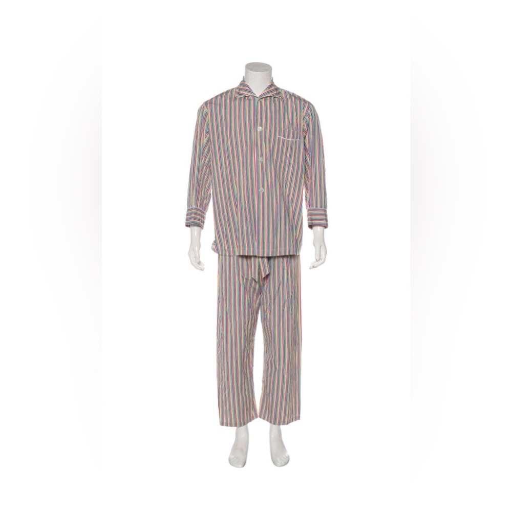 Turnbull & Asser Striped Pajama Set (Excellent condition) Large.